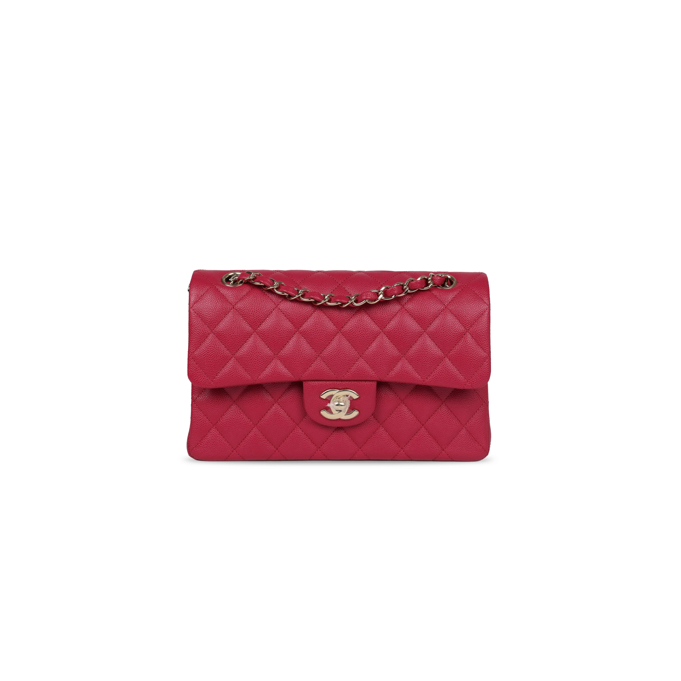 CHANEL CAVIAR QUILTED SMALL DOUBLE FLAP 1747998 (23*13*6cm)